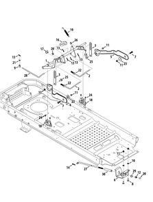 Part Location Diagram of 759-05057 MTD SHAFT KIT-DECK LIF